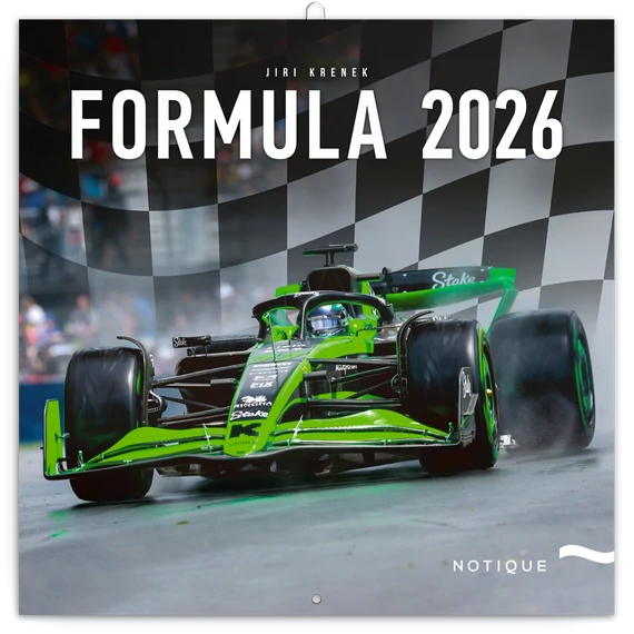 Falinaptár képes lemeznaptár 300x300mm, Formula Realsystem 2026.