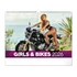 Kép 1/3 - Falinaptár képes  480×330mm Girls & Bikes  Realsystem 2026.
