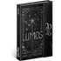 Kép 1/3 - Határidőnapló mágnessel záródó, krémszínű lapokkal Harry Potter-Lumos 110×160 mm, Presco