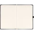 Kép 3/4 - Keménytáblás notesz pontozott vonalozással krémszínű lapokkal leszorító gumiszalaggal Black 130x210mm, Presco