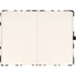 Kép 2/6 - Keménytáblás notesz krémszínű lapokkal leszorító gumiszalaggal Fox 130x210mm, Presco