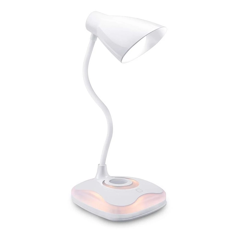 Asztali LED lámpa, USB, 3,2W, 4000K, AVIDE, fehér