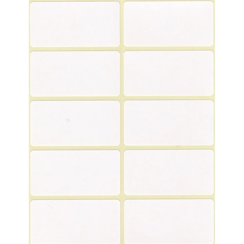 Etikett címke, 25x50mm, 6 lap, 10 címke/lap