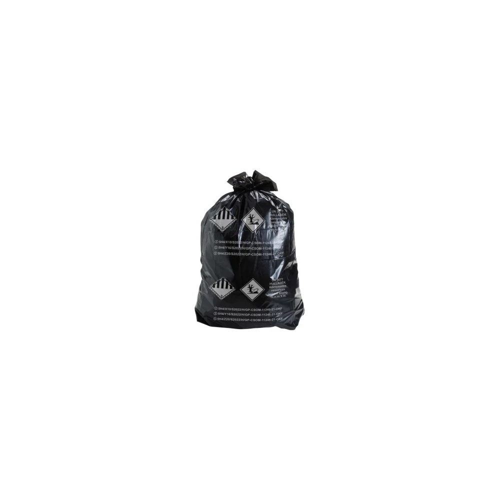 Szemeteszsák ADR 150 liter 76 x 110 cm 60 mikron LINPE/LPE fekete