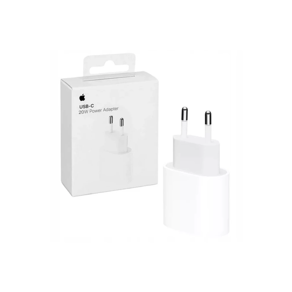 Töltő hálózati APPLE Type-C aljzat (20W, PD gyorstöltő, MUVV3ZM/A és MHJE3ZM/A utód) fehér